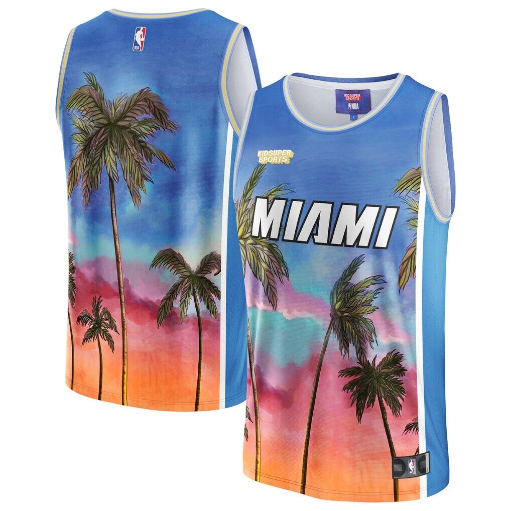Miami Heat NBA & KidSuper Studios by Fashion7 Unisex Hometown Jersey
