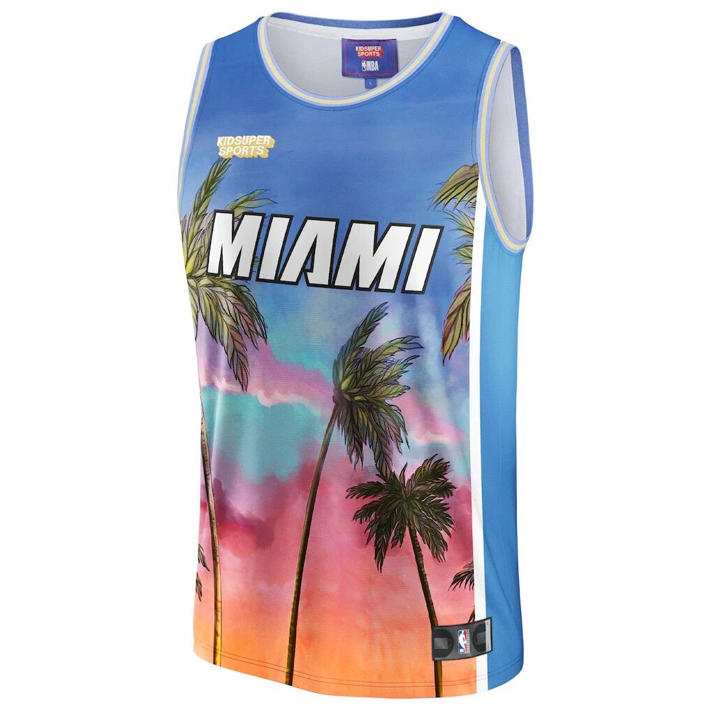 Miami Heat NBA & KidSuper Studios by Fashion7 Unisex Hometown Jersey