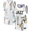 Utah Jazz NBA & KidSuper Studios by Fashion7 Unisex Hometown Jersey - White - Front View