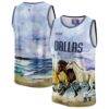 Dallas Mavericks NBA & KidSuper Studios by Fashion7 Unisex Hometown Jersey - Blue - Front View