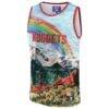 Denver Nuggets NBA & KidSuper Studios by Fashion7 Unisex Hometown Jersey - Blue - Side View