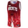 Houston Rockets NBA & KidSuper Studios by Fashion7 Unisex Hometown Jersey - Red - Back View