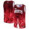 Houston Rockets NBA & KidSuper Studios by Fashion7 Unisex Hometown Jersey - Red - Front View