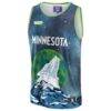 Minnesota Timberwolves NBA & KidSuper Studios by Fashion7 Unisex Hometown Jersey - Blue - Side View