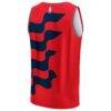 Washington Wizards NBA & KidSuper Studios by Fashion7 Unisex Hometown Jersey - Red - Detail View