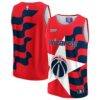 Washington Wizards NBA & KidSuper Studios by Fashion7 Unisex Hometown Jersey - Red - Front View