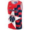 Washington Wizards NBA & KidSuper Studios by Fashion7 Unisex Hometown Jersey - Red - Side View