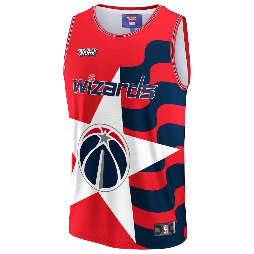 Washington Wizards NBA & KidSuper Studios by Fashion7 Unisex Hometown Jersey