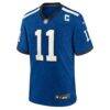 Indiana Nights Michael Pittman Jr. Indianapolis Colts Nike Alternate Game Jersey - Blue - Side View