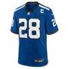 Jonathan Taylor Indianapolis Colts Nike Indiana Nights Alternate Game Jersey - - Side View