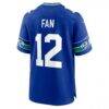 12s Seattle Seahawks Nike Throwback Player Game Jersey - - Detail View
