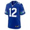 12s Seattle Seahawks Nike Throwback Player Game Jersey - - Side View