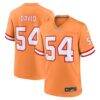 Lavonte David Tampa Bay Buccaneers Nike Throwback Game Jersey - Orange - Front View