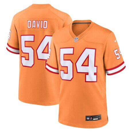 Lavonte David Tampa Bay Buccaneers Nike Throwback Game Jersey - Orange - Front View