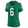 DeVonta Smith Philadelphia Eagles Nike Women's Player Jersey - - Side View