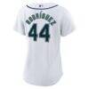 Julio Rodriguez Seattle Mariners Nike Women's Home Replica Player Jersey - White - Detail View