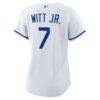 Bobby Witt Jr. Kansas City Royals Nike Women's Home Replica Player Jersey - White - Detail View