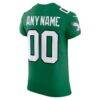 Philadelphia Eagles Nike 2nd Alternate Vapor F.U.S.E. Elite Custom Jersey - Kelly Green - Detail View