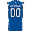 Kentucky Wildcats GameDay Greats Unisex Lightweight NIL Pick-A-Player Women's Basketball Jersey - Blue - Detail View