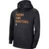 Phoenix Suns Nike Unisex 2023/24 Performance Spotlight On-Court Practice Pullover Hoodie - Black - Side View
