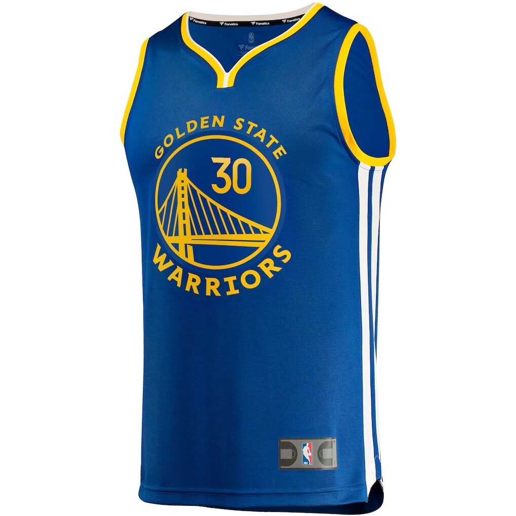 Stephen Curry Golden State Warriors Fashion7 Big & Tall Fast Break Player Jersey – Royal – Icon Edition