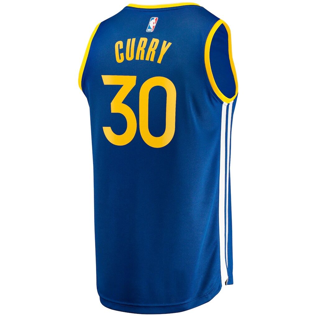 Stephen Curry Golden State Warriors Fashion7 Big & Tall Fast Break Player Jersey - Royal - Icon Edition