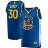 Stephen Curry Golden State Warriors Fashion7 Big & Tall Fast Break Player Jersey - Royal - - Front View