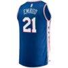 Joel Embiid Philadelphia 76ers Fashion7 Big & Tall Fast Break Player Jersey - Royal - - Detail View