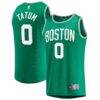 Jayson Tatum Boston Celtics Fashion7 Big & Tall Fast Break Player Jersey - Kelly Green - - Front View