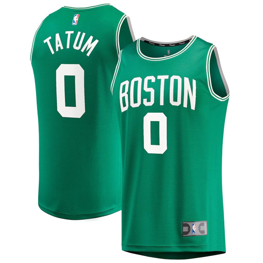 Jayson Tatum Boston Celtics Fashion7 Big & Tall Fast Break Player Jersey - Kelly Green - Icon Edition