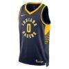 Tyrese Haliburton Indiana Pacers Nike Unisex Swingman Jersey - Navy - Side View