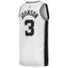 Keldon Johnson San Antonio Spurs Nike Unisex Swingman Jersey - White - Detail View