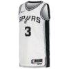 Keldon Johnson San Antonio Spurs Nike Unisex Swingman Jersey - White - Side View