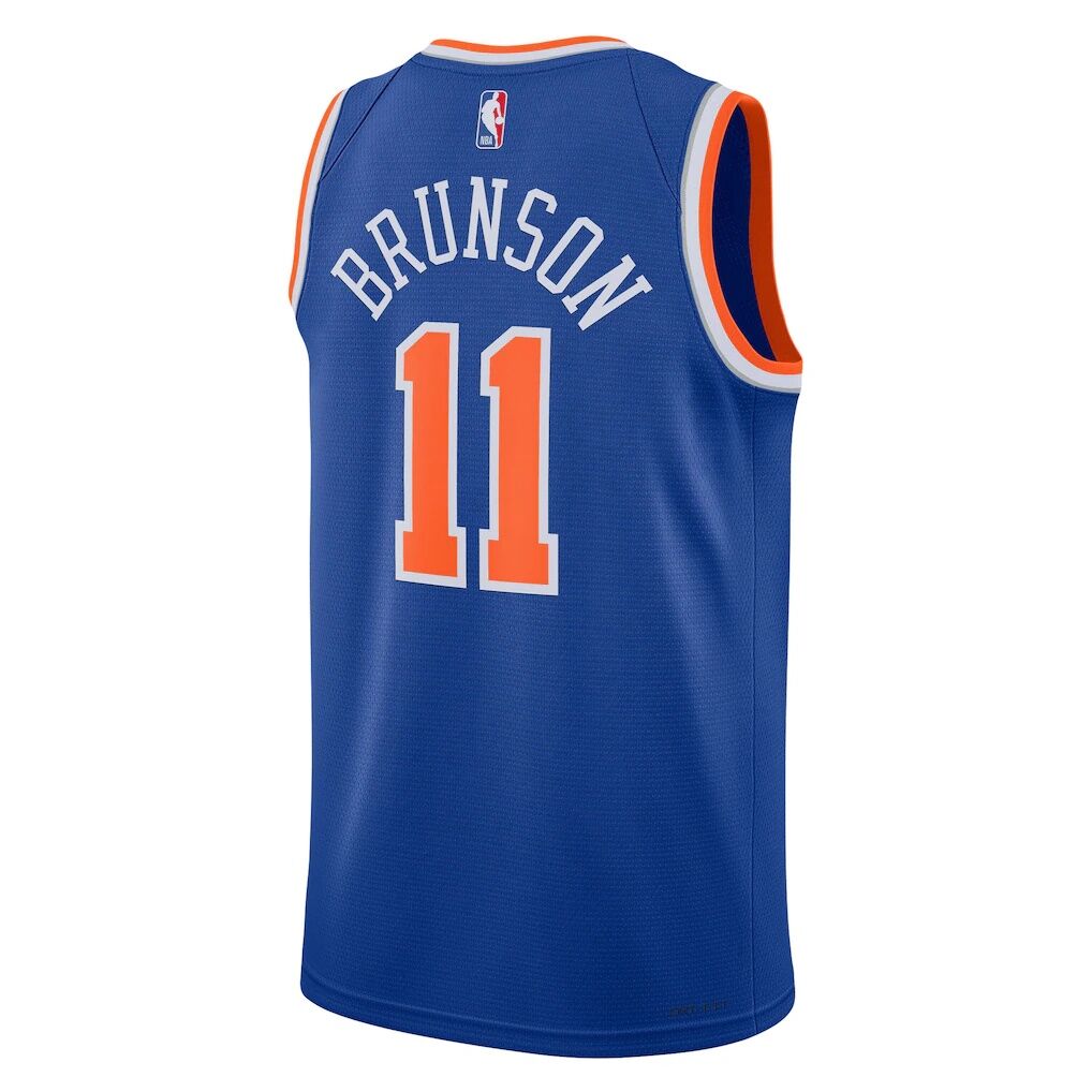 Jalen Brunson New York Knicks Nike Unisex Swingman Jersey - Icon Edition