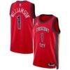 Zion Williamson New Orleans Pelicans Jordan Brand Unisex Swingman Jersey - Red - Front View