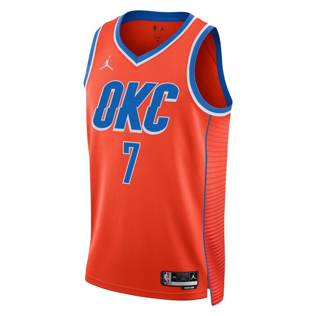 Chet Holmgren Oklahoma City Thunder Jordan Brand Unisex Swingman Jersey - Statement Edition