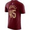 Donovan Mitchell Cleveland Cavaliers Nike Icon 2022/23 Name & Number T-Shirt - - Detail View