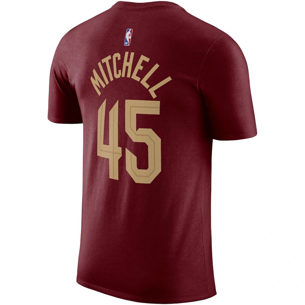 Donovan Mitchell Cleveland Cavaliers Nike Icon 2022/23 Name & Number T-Shirt – Burgundy