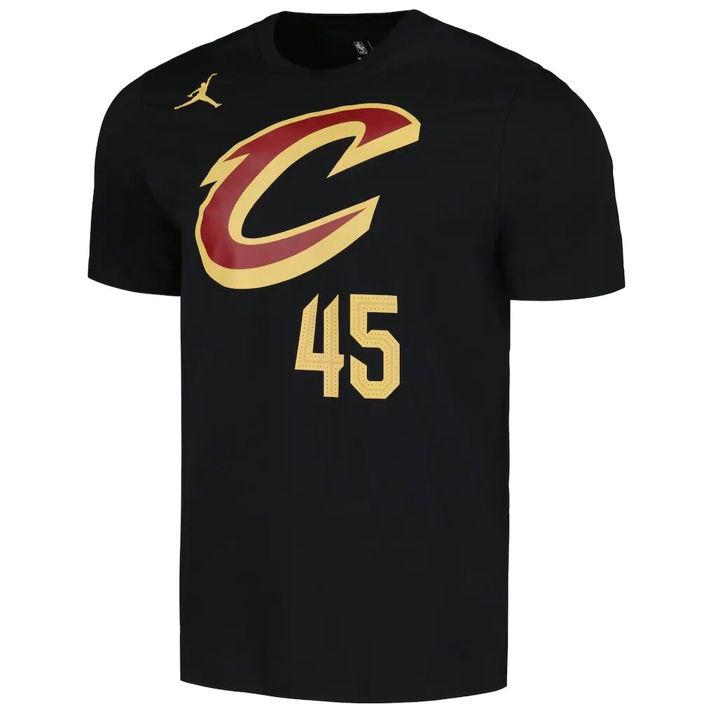 Donovan Mitchell Cleveland Cavaliers Jordan Brand 2022/23 Statement Edition Name & Number T-Shirt