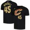 Donovan Mitchell Cleveland Cavaliers Jordan Brand 2022/23 Statement Edition Name & Number T-Shirt - Black - Front View