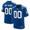 Indiana Nights Indianapolis Colts Nike Alternate Custom Game Jersey - Blue - Front View