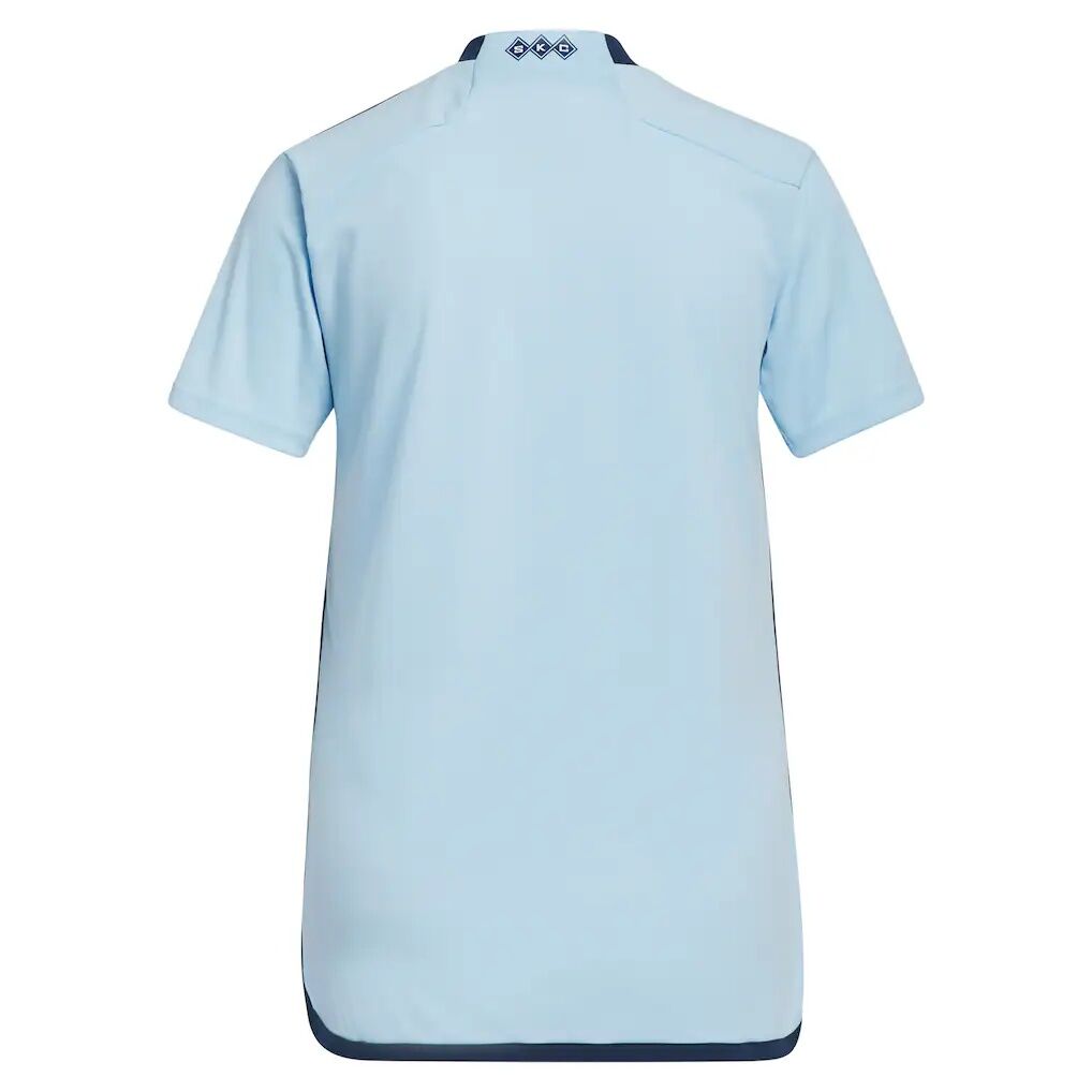 Sporting Kansas City adidas Women's 2023 Hoops 4.0 Replica Jersey - Light Blue