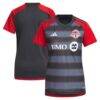 Toronto FC adidas Women's 2023 Club Kit Replica Jersey - Gray - Front View