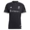Nashville SC adidas 2023 Man In Black Kit Authentic Jersey - Black - Side View