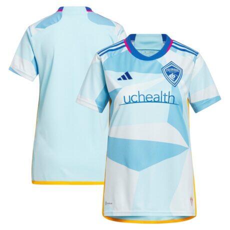 Colorado Rapids adidas Women's 2023 New Day Kit Replica Jersey - - Front View