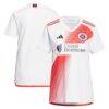 New England Revolution adidas Women's 2023 Defiance Replica Jersey - White - Front View