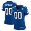 Indianapolis Colts Nike Women's Indiana Nights Alternate Custom Game Jersey - - Front View