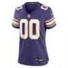 Minnesota Vikings Nike Women's Classic Custom Game Jersey - Purple - Side View
