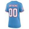 Tennessee Titans Nike Women's Oilers Throwback Custom Game Jersey - - Detail View