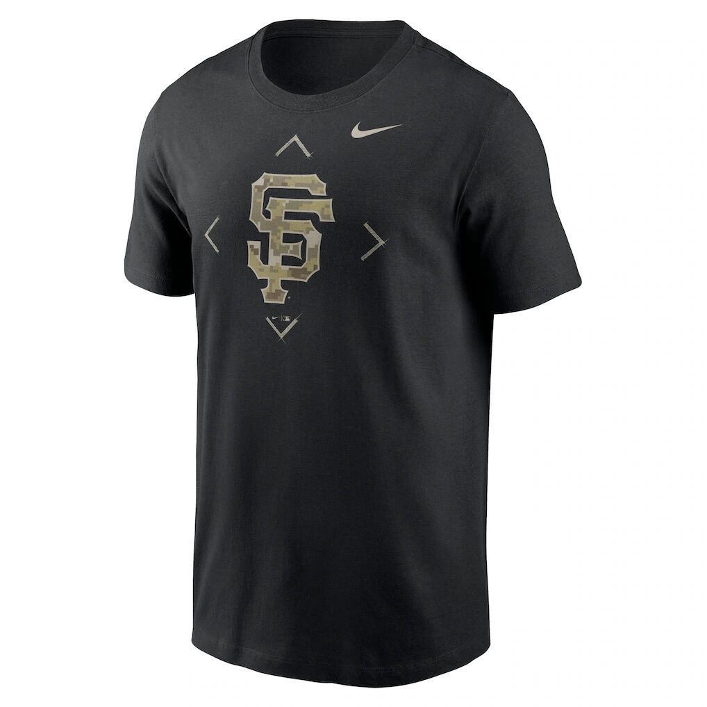 San Francisco Giants Nike Camo Logo T-Shirt